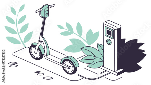 Isolated vector illustration of a fun toy car and bicycle with floral elements, featuring wheels and transport icons for a child on a white background