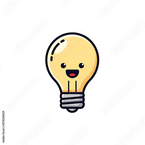 Lightbulb Cartoon Idea. (1)