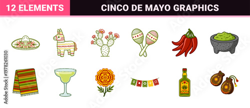 Cinco de Mayo Celebration Vector Assets
