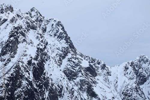 Photography snow covered mountains