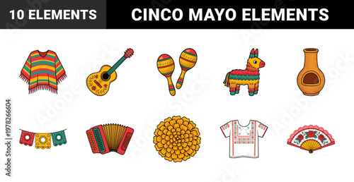 Cinco de Mayo Mexican Culture Asset Sheet