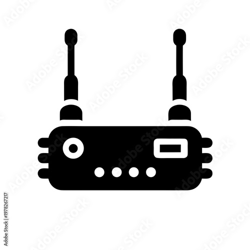 router icon, wireless router symbol, network router logo, wifi icon, vector