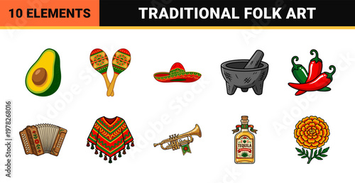 Mexican Fiesta Folk Art Celebration Kit