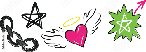 Colorful illustration of different modes of transportation and their impact