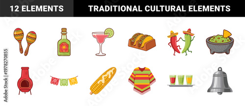 Mexican Fiesta Celebration Asset Sheet