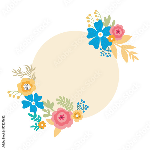 floral background with flowers