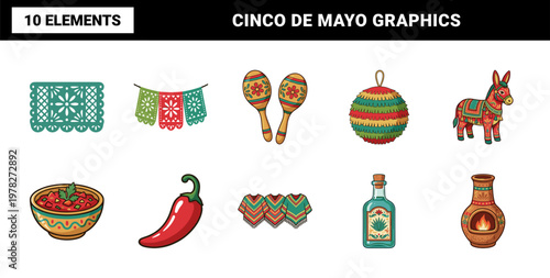 Mexican Fiesta Cultural Celebration Elements