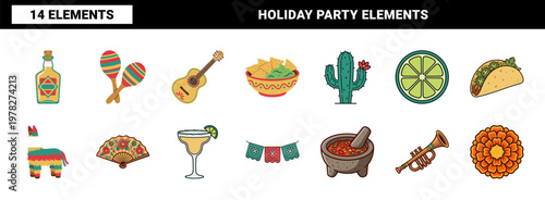 Cinco de Mayo Party Celebration Element Kit