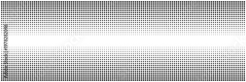 Halftone Dot Gradient Border for Retro Comic Book Design and Pop Art Background
