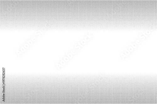 Obraz na płótnie Black Halftone Dot Gradient Border for Comic Book and Manga Background