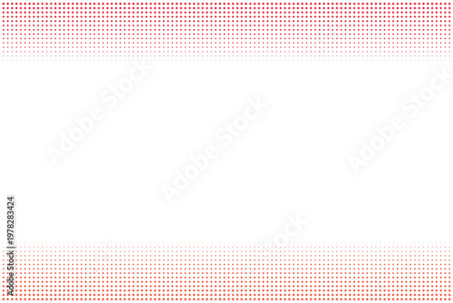 Red Halftone Dot Border for Biotech Laboratory Data Visualization and Medical Research Presentation