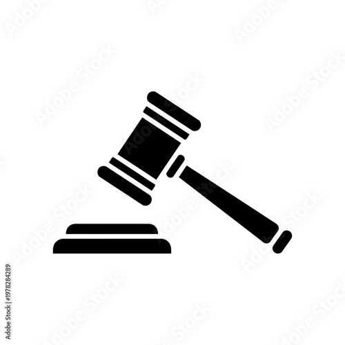 A judicial gavel resting on a bench symbolizing law and justice