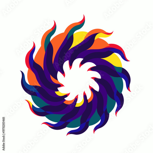 Fire orb fantasy elemental sphere with glowing mystical energy