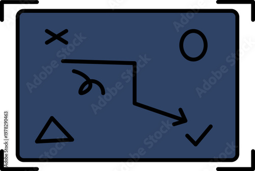 MVP planning strategy diagram with geometric shapes
