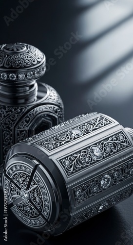 Exquisite Silver Artifacts - Intricate Design and Craftsmanship.