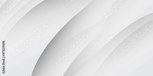 Smooth elegant white silk vector or satin luxury cloth texture background. White gray satin texture that is white silver fabric silk background. Soft shiny creased satin fabric folding texture. Vector