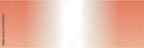 Orange Halftone Dot Pattern Background for Retro Comic Book Design and Pop Art Graphics