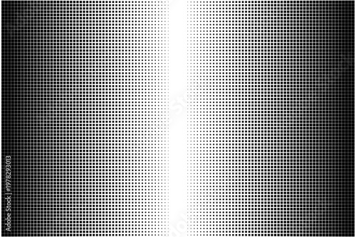 Retro manga screen tone texture with square halftone gradient for comic book art and graphic design