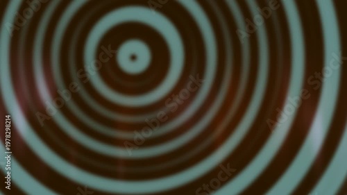 Hypnotic Concentric Circles Swirling Abstract Motion Graphic Background Video.