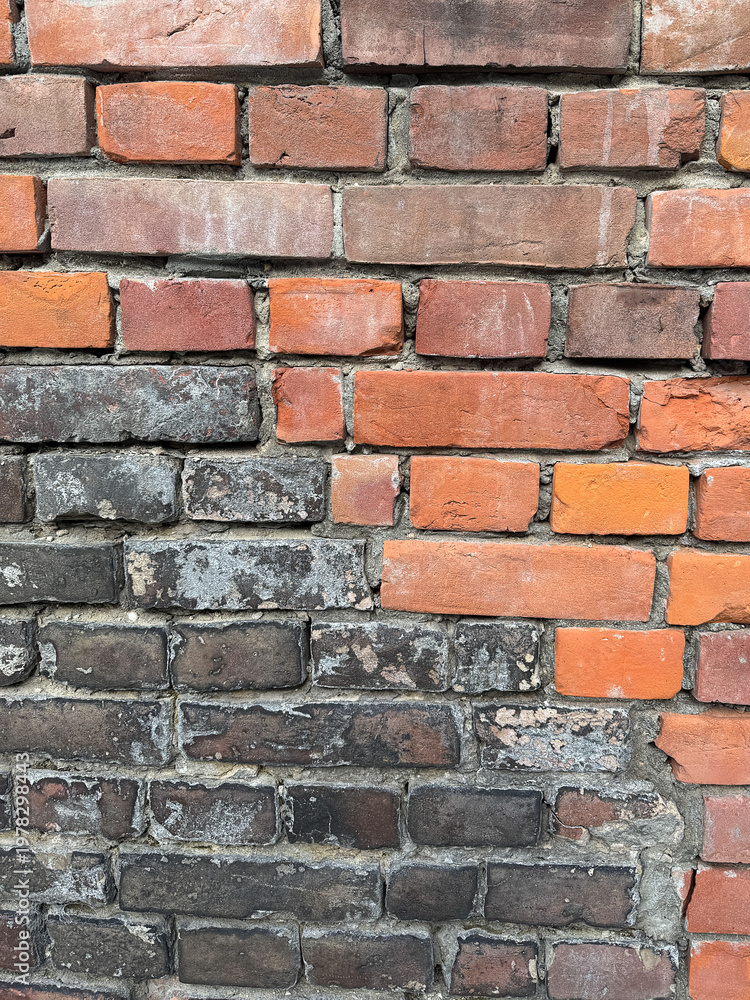 Fototapeta premium wall, brick, texture, red, bricks, old, brown, building, pattern, cement, house, structure, brickwork, brickwall, construction, architecture, stone, abstract, block, brick wall, surface, aged, solid, 