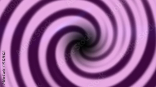 Hypnotic Swirling Purple Pink Spiral Vortex Abstract Motion Background Video Loop.