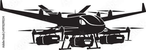 Drone, aircraft, vector drone, black drone icon, unmanned aerial vehicle