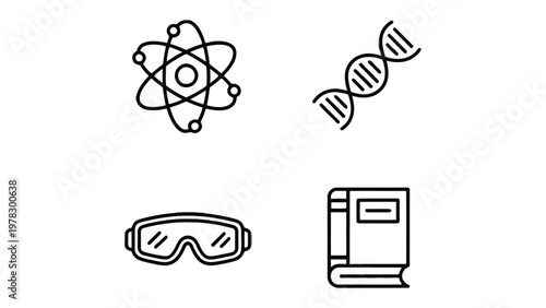 Scientific Exploration: Depicting core scientific elements.