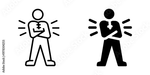 Person Feeling Cold Icon