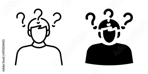 Confused Person Icons