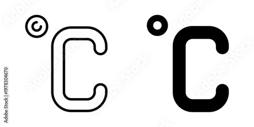Celsius Symbol Variations