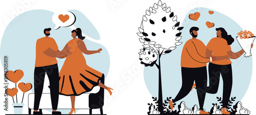 People enjoying a sunny day at an outdoor park event