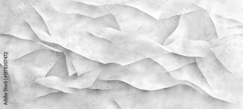 Elegant Modern Textured Gray Wall with Abstract Layers and Geometric Structure for Interior Design