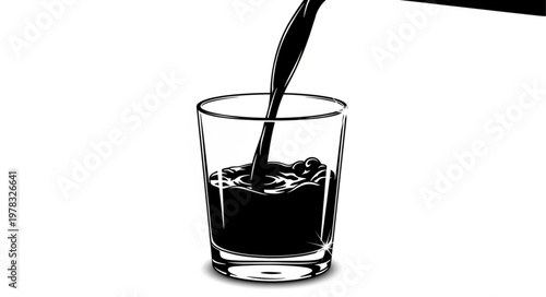 pouring a glass of milk