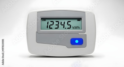 Smart Energy Meter Displaying Electricity Consumption