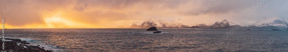Fototapeta premium Lofoten Islands in winter