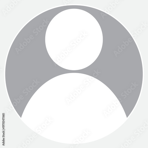 Blank avatar. Photo place holder.