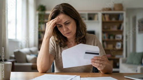 Medical Bill Stress and Payment Worry for Brazilian Middle-Aged Woman