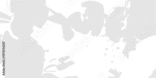 Hand drawn vector illustration of a group of people standing over a stylized map of the Europe continent and UK nation border outline for travel and geography design