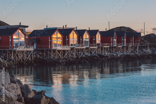 Lofoten islands in winter