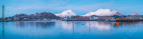 Lofoten islands in winter