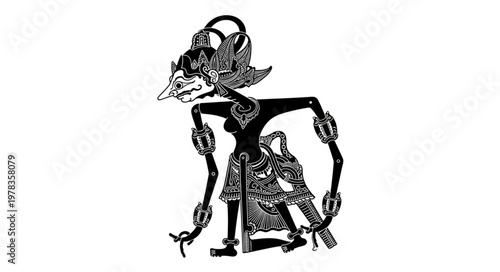 vector illustration of a young woman