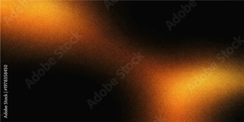 Fiery Amber Abstraction: An abstract composition, using fiery amber and deep black, offers a visual representation of energy.