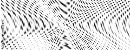Redial type circle Abstract grange halftone texture. Black and white minimal abstract background.