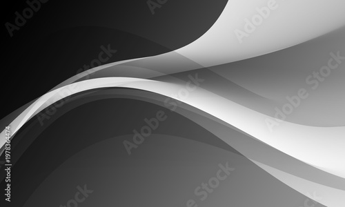 black gray silver motion striped lines wave curves 3d modern textures with shine light abstract background