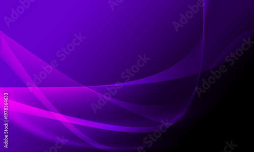 purple violet striped lines 3d wave curves modern with shine light abstract background