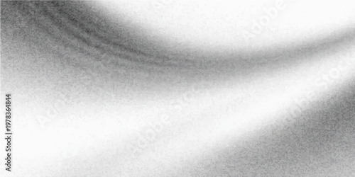 Abstract, monochrome artwork showing softly illuminated wavy line shapes. Capturing the graceful flow and movement.