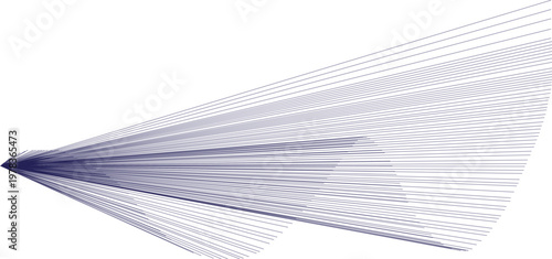 Geometric Abstraction: Lines converge in a dynamic display, creating a sense of movement and depth, suggesting a journey or a focused direction. 
