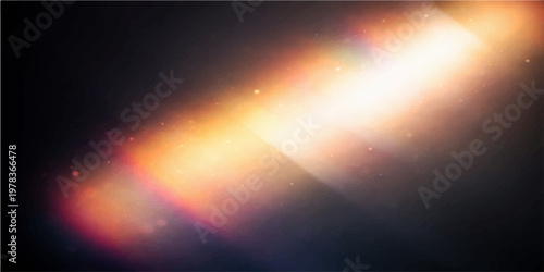 An eye-catching abstract with a blend of vibrant light and color, emanating a radiant, dynamic, and mysterious atmosphere. 