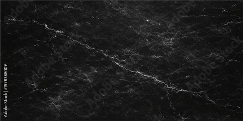 A detailed texture of a dark, elegant marble surface with striking veining patterns, capturing the luxurious depth and sophistication of the material.