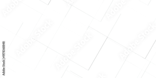 Abstract background with white and gray color technology modern background design . Geometric background with squares in bright light with soft shadows as pattern. Template for branding business .